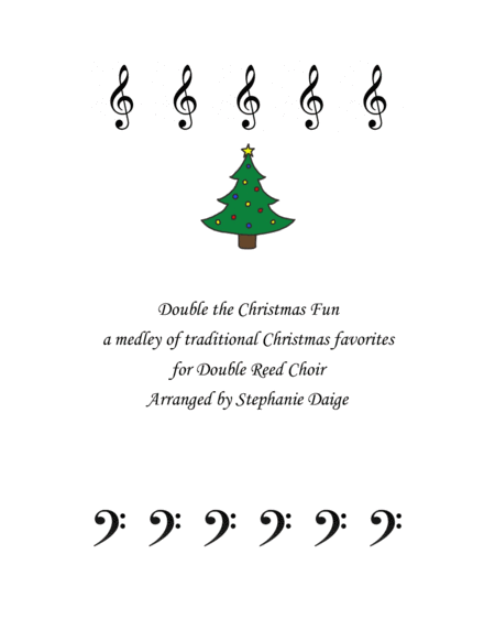 Free Sheet Music A Windy Christmas For Double Reed Choir