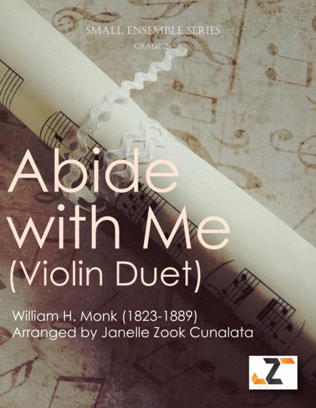 Abide With Me Eventide Violin Duet Sheet Music