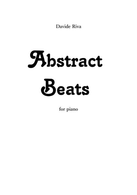 Free Sheet Music Abstract Beats