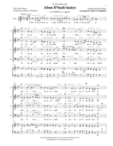 Free Sheet Music Abun D Bash Maiyo