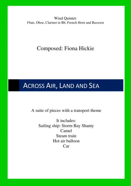 Across Air Land And Sea Sheet Music