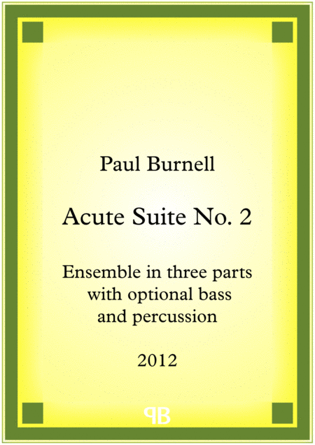 Acute Suite No 2 Sheet Music