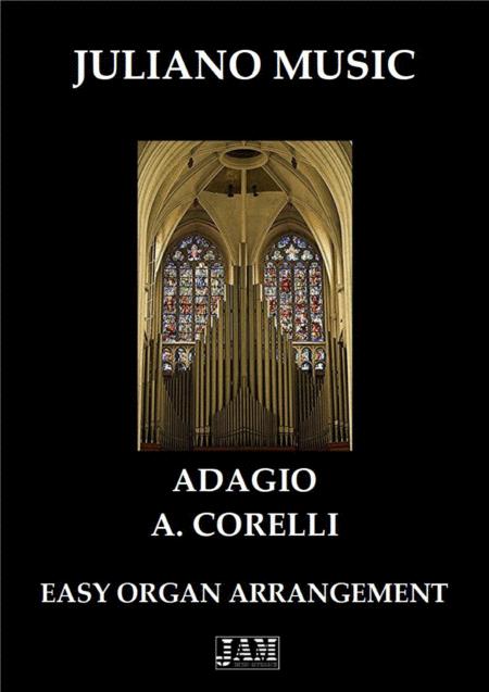 Adagio Easy Organ A Corelli Sheet Music