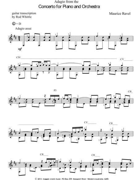 Free Sheet Music Adagio From Concerto For Piano And Orchestra