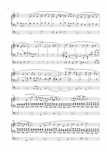 Free Sheet Music Adagio In F For Organ