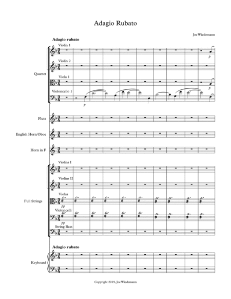 Adagio Rubato Sheet Music