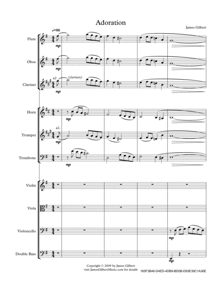 Free Sheet Music Adoration Ie028