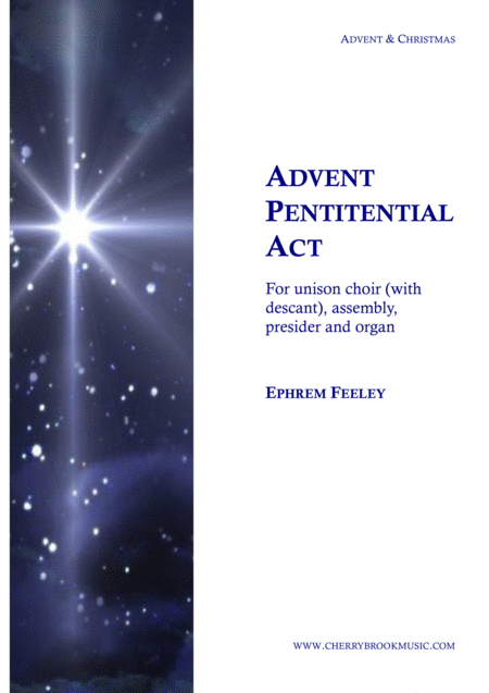 Free Sheet Music Advent Penitential Act