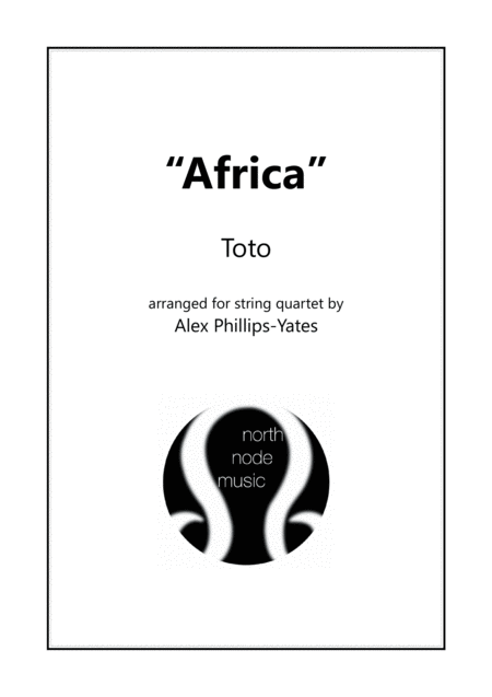 Free Sheet Music Africa By Toto String Quartet