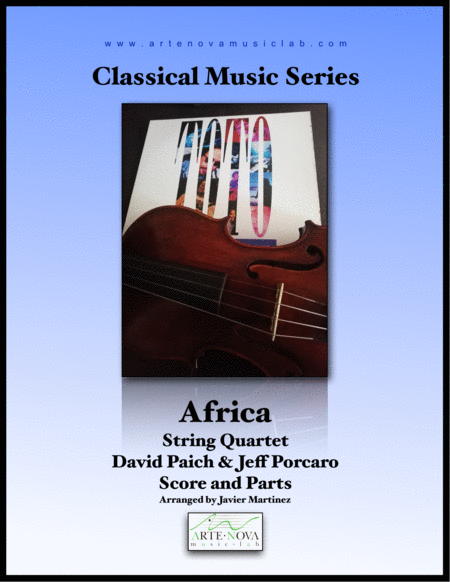 Free Sheet Music Africa String Quartet