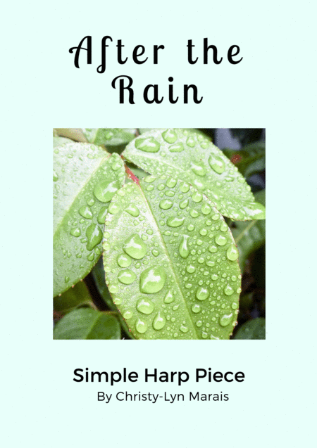 Free Sheet Music After The Rain Easy Harp