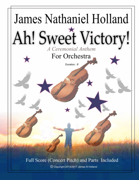 Free Sheet Music Ah Sweet Victory New Celebration Coronation Anthem For Orchestra
