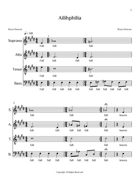 Ailihphilia Sheet Music