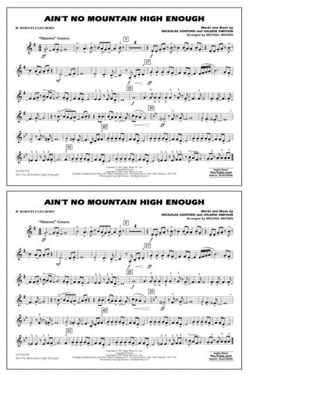 Aint No Mountain High Enough Arr Michael Brown Bb Horn Flugelhorn Sheet Music