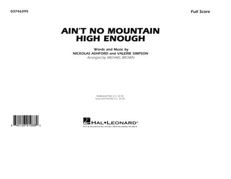 Aint No Mountain High Enough Arr Michael Brown Conductor Score Full Score Sheet Music