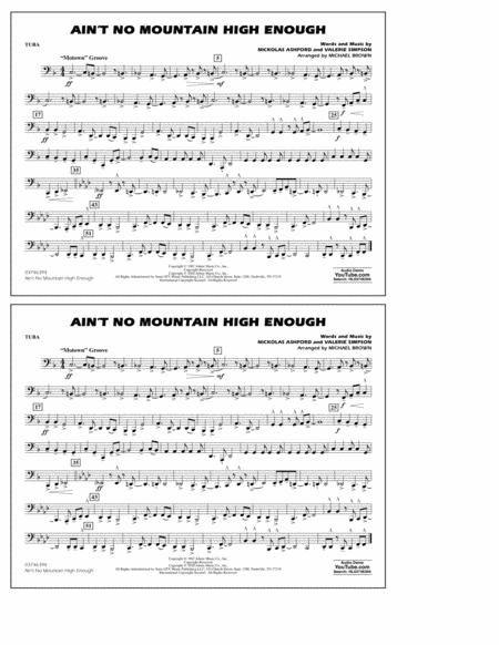 Aint No Mountain High Enough Arr Michael Brown Tuba Sheet Music