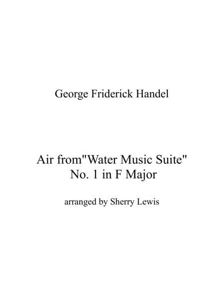 Free Sheet Music Air From Water Music Trio For Any Two Treble Instruments And One Bass Instrument Of Concert Pitch