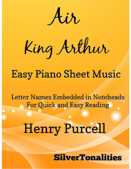 Air King Arthur Easy Piano Sheet Music Sheet Music