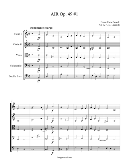 Air Op 49 1 Sheet Music