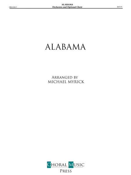 Alabama State Song Orchestra Sheet Music