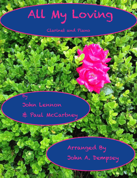 Free Sheet Music All My Loving Beatles Clarinet And Piano