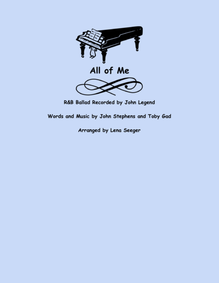 All Of Me Two Violins And Cello Sheet Music