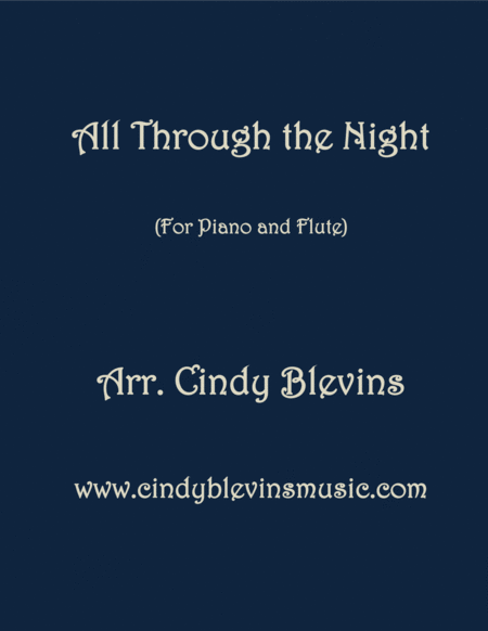 All Through The Night Arranged For Piano And Flute Sheet Music