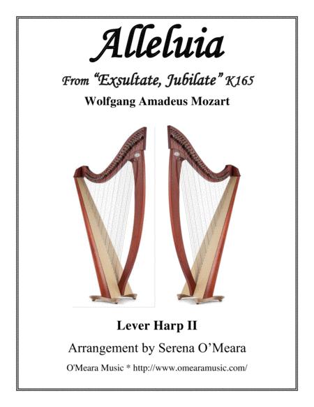 Free Sheet Music Alleluia Lever Harp Ii