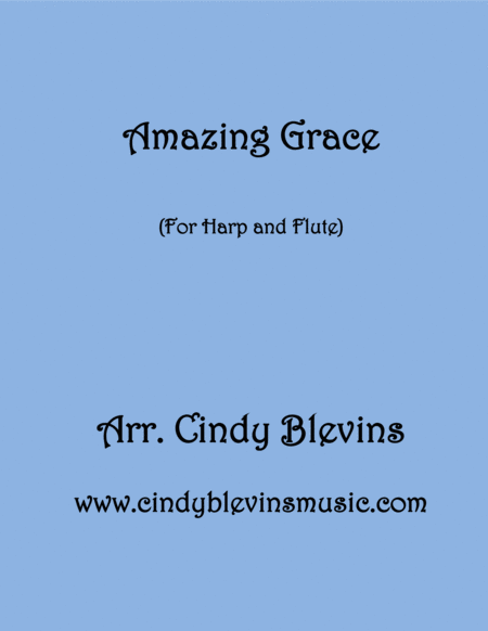 Amazing Grace Arranged For Harp And Flute Sheet Music