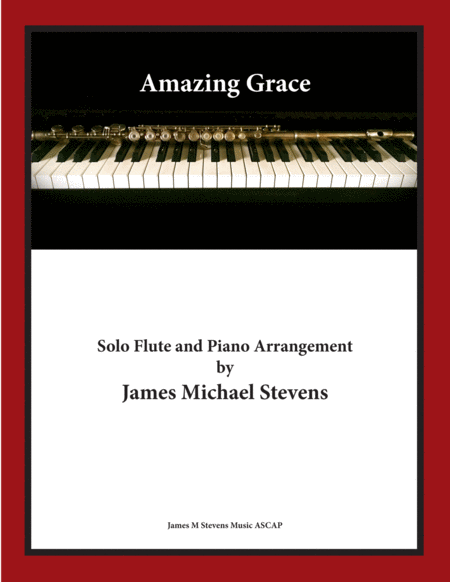 Amazing Grace Solo Flute Piano Sheet Music