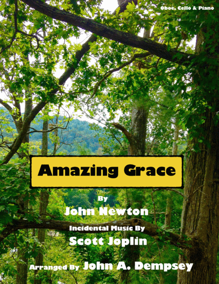 Amazing Grace The Entertainer Trio For Oboe Cello And Piano Sheet Music