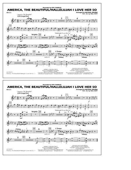 Free Sheet Music America The Beautiful Hallelujah I Love Her So Arr Michael Brown Bells