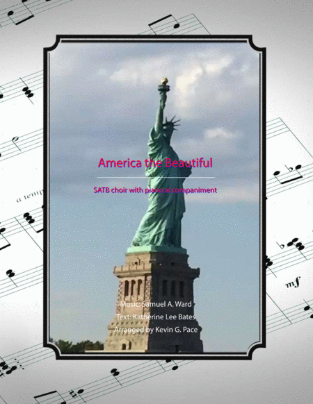 America The Beautiful Satb Choir With Piano Accompaniment Sheet Music