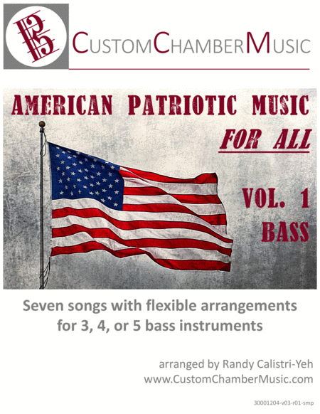 American Patriotic Music For All Volume 1 For Bass Instruments Sheet Music