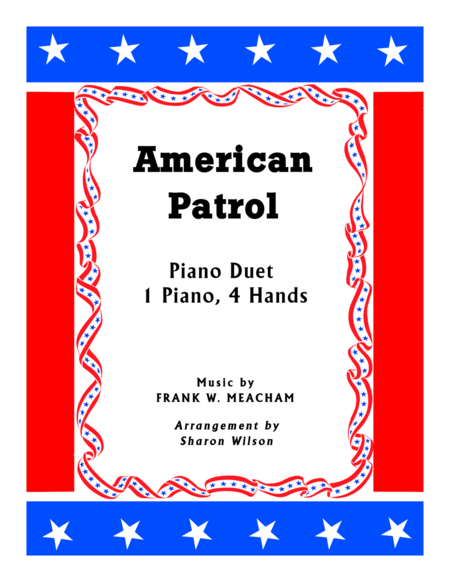 Free Sheet Music American Patrol 1 Piano 4 Hands