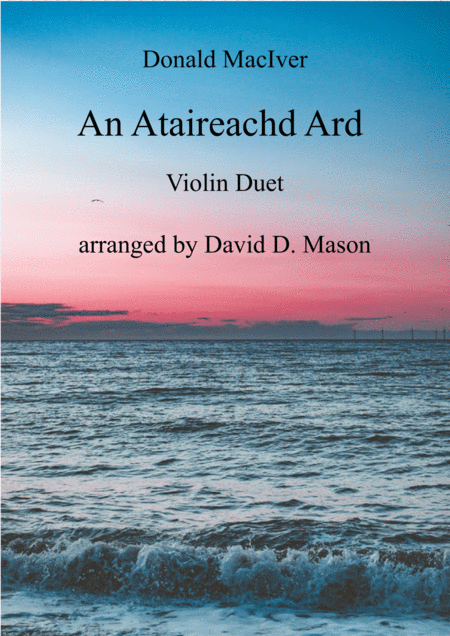 Free Sheet Music An Ataireachd Ard The Surge Of The Sea