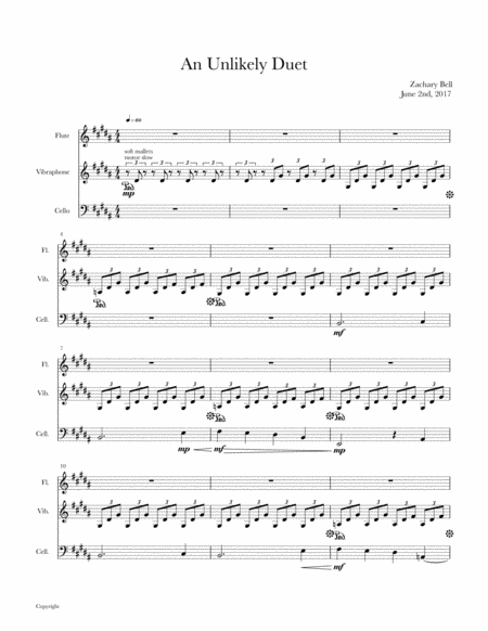 An Unlikely Duet Sheet Music