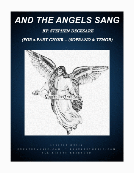 And The Angels Sang For 2 Part Choir Soprano And Tenor Sheet Music