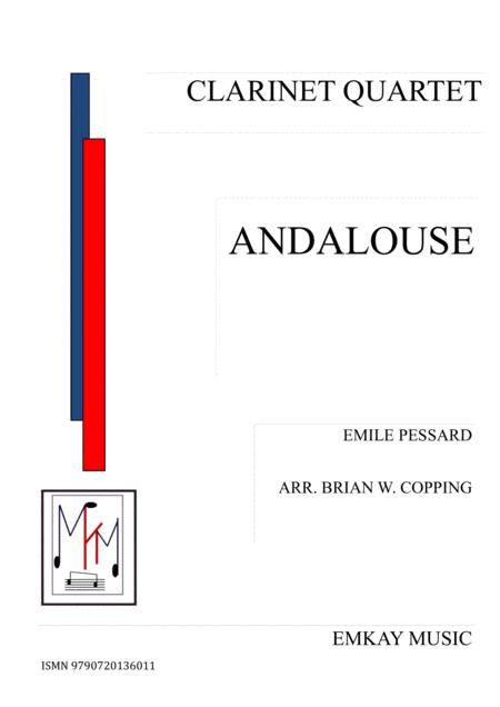 Free Sheet Music Andalouse Clarinet Quartet