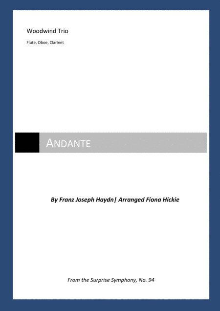 Andante From The Surprise Symphony Sheet Music