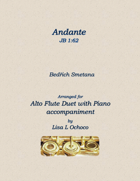 Free Sheet Music Andante Jb 1 62 For Alto Flute Duet And Piano