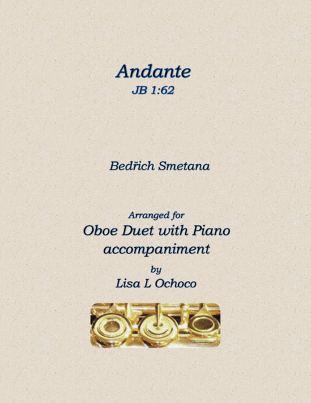 Free Sheet Music Andante Jb 1 62 For Oboe Duet And Piano