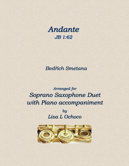 Free Sheet Music Andante Jb 1 62 For Soprano Saxophone Duet With Piano