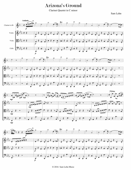 Andante On Egd For Piano Sheet Music