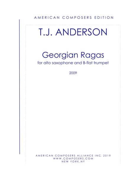 Free Sheet Music Anderson Georgian Ragas