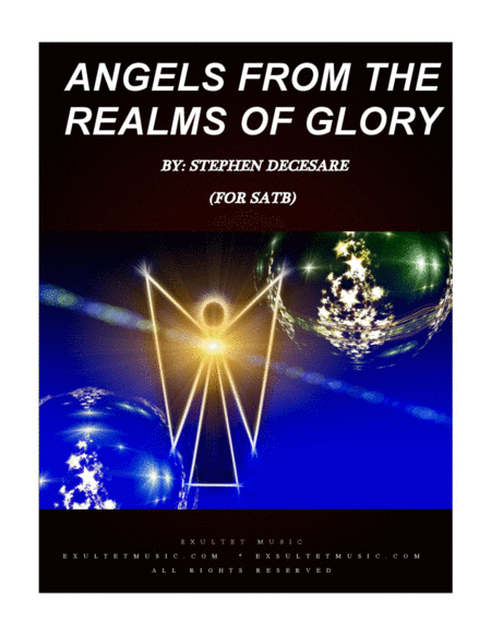 Angels From The Realms Of Glory For Satb Sheet Music