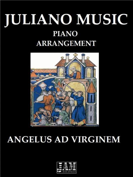 Angelus Ad Virginem Easy Piano Arrangement Anonymous Sheet Music