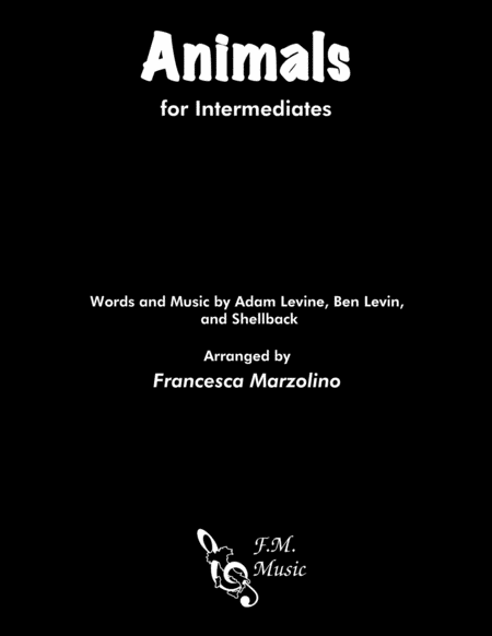 Free Sheet Music Animals Intermediate Piano
