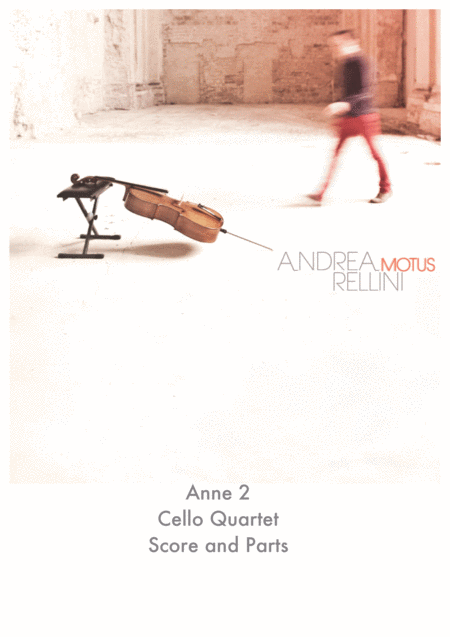 Anne 2 Cello Quartet Sheet Music