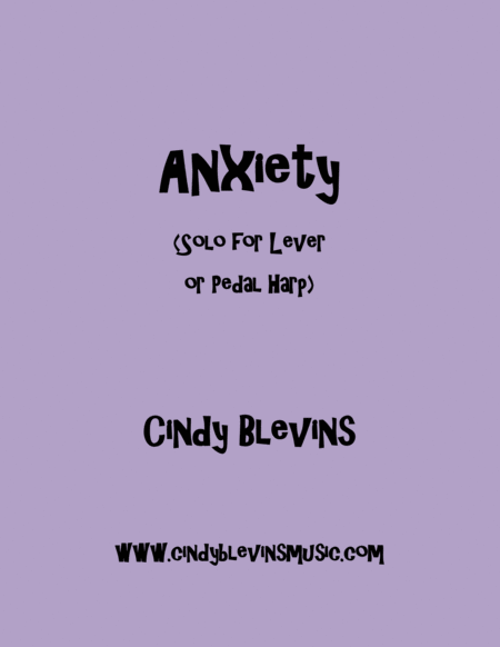 Anxiety An Original Solo For Lever Or Pedal Harp From My Book Mood Swings Sheet Music